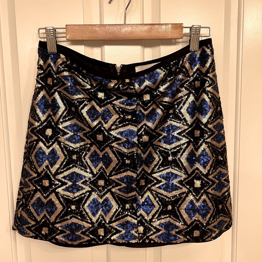 Lush Sequined Mini Skirt